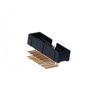 1.27 Mm Box Header Connector Right Angle PCB Connector SGS