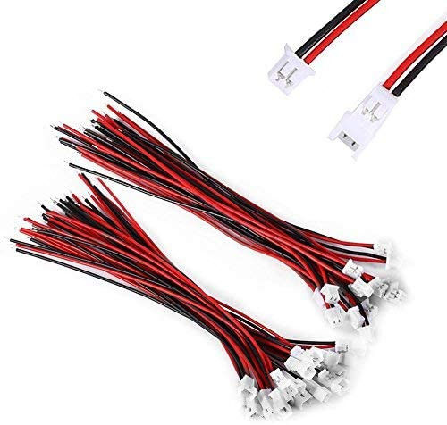 Micro Mini JST PH XH2.0 สายรัดอิเล็กทรอนิคส์ 2Pin Connector Plug Male Silicone