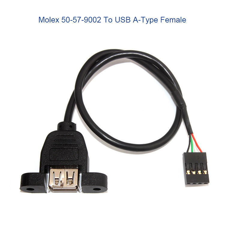 Molex 50-57-9404 ชุดสายไฟแบบกำหนดเองพร้อมขั้วต่อ SL 2.54mm 4 Way 70066