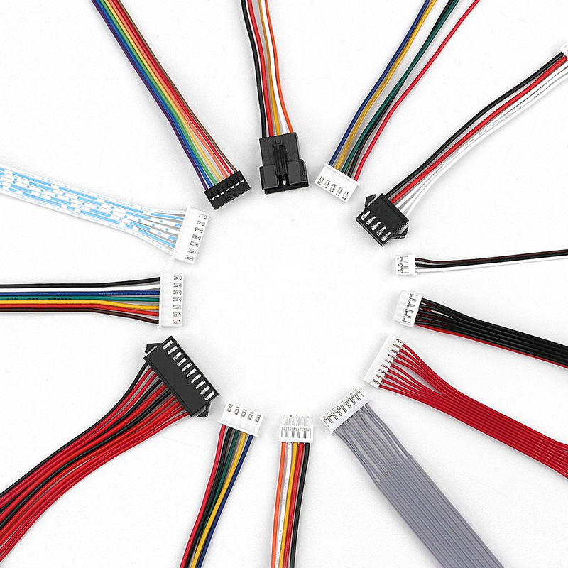 PH2.0 / XH 2.54mm Pitch Electronic Wire Harness 5557-5559 ตัวเชื่อมต่อชายและหญิง
