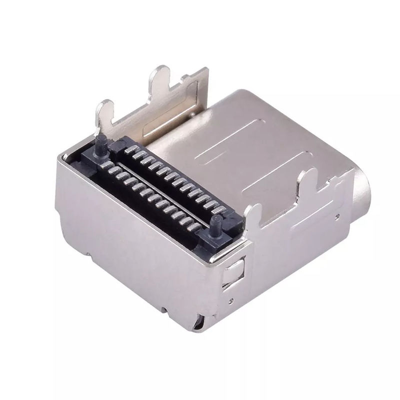SUS301 ขั้วต่อ USB Type C 24 พิน เพิ่มความสูง ชนิด CH3.4 ยาวขึ้น