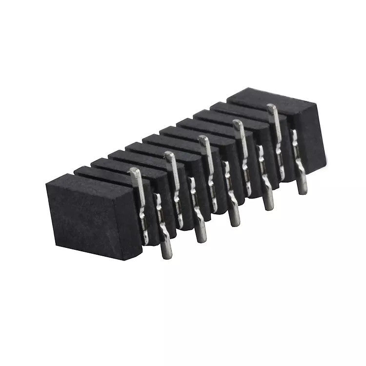 สีดำ 1.0 มม. พิทช์กลับหน้าสัมผัสแนวตั้ง SMT ประเภท FPC Connector Bar To Bar
