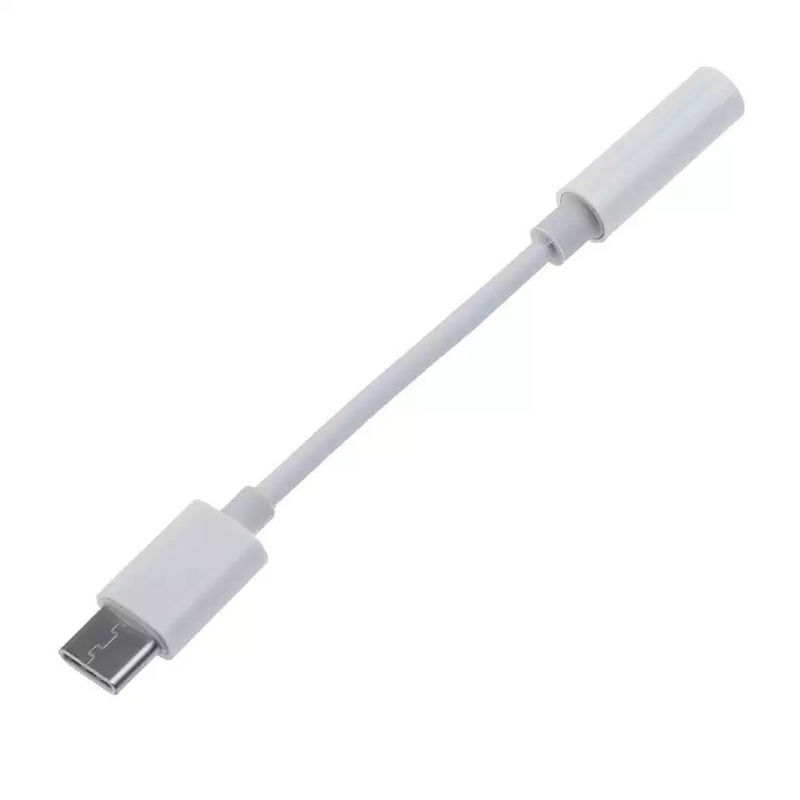 Type C ถึง 3.5 มม. อะแดปเตอร์สายเคเบิลหูฟัง USB 3.1 Type C สำหรับ Xiaomi Samsung Android