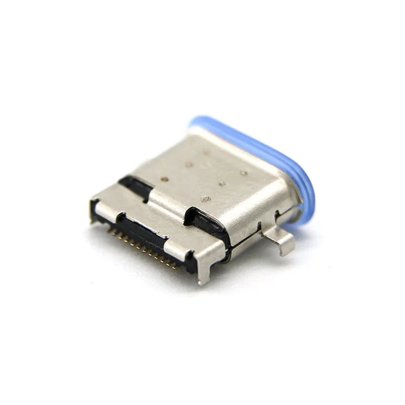 ขั้วต่อ USB Type C 24 พินตัวเมียกันน้ำกลาง SMT