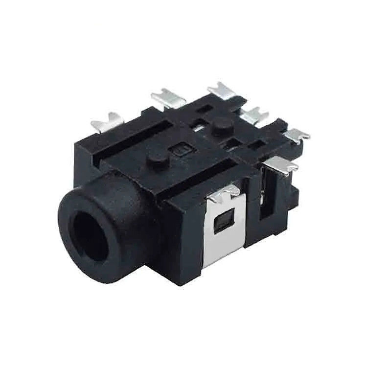 แจ็คเสียงสเตอริโอ 7 พินสำหรับซ็อกเก็ตหูฟัง 2.5 มม. ของ PCB Mount 4 ขั้ว