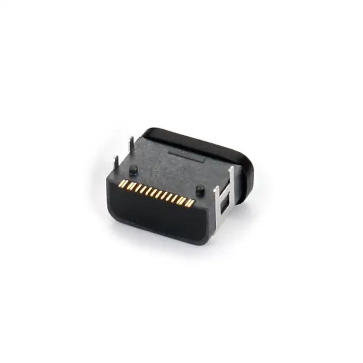 Port กันน้ํา 16Pin USB ประเภท C เครื่องเชื่อมสตรี SMT DIP สี่ปิน