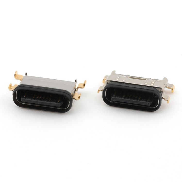 USB C 16Pin ประเภท C เครื่องเชื่อมสตรี มิดมอนท์ 1.13 มิลลิเมตร IPX8 กันน้ําด้วย LIM