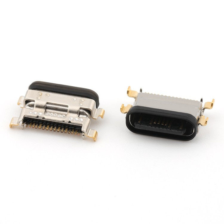 USB C 16Pin ประเภท C เครื่องเชื่อมสตรี มิดมอนท์ 1.13 มิลลิเมตร IPX8 กันน้ําด้วย LIM