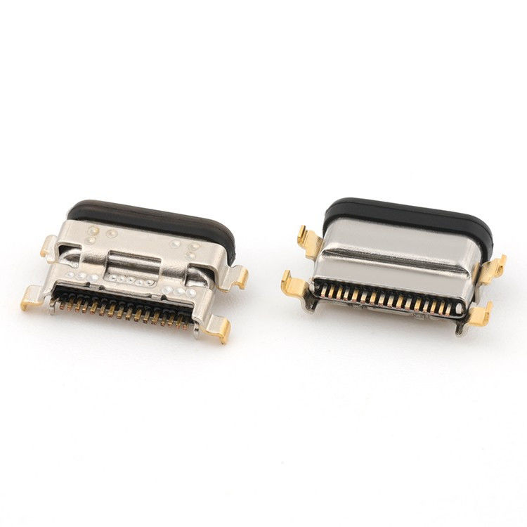 USB C 16Pin ประเภท C เครื่องเชื่อมสตรี มิดมอนท์ 1.13 มิลลิเมตร IPX8 กันน้ําด้วย LIM