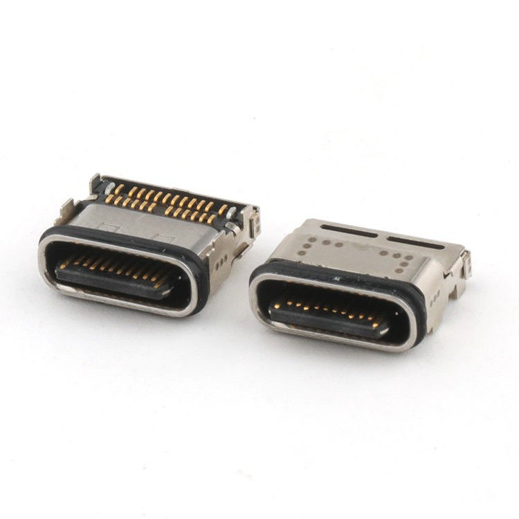 24pin USB C Connector SMT ประเภท IPX8 กันน้ํา USB C ประเภท Connector หญิง