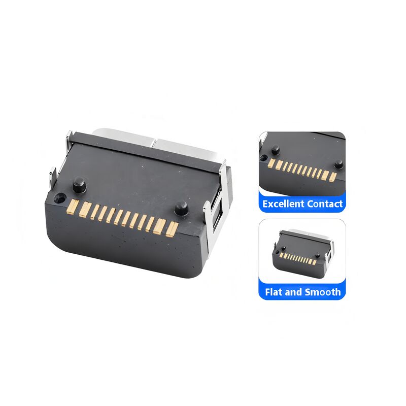 คอนเน็กเตอร์ตัวเมีย Type C 16 พิน แบบ SMT ติดตั้งแนวนอน กันน้ำ USB Connector 5A 20V
