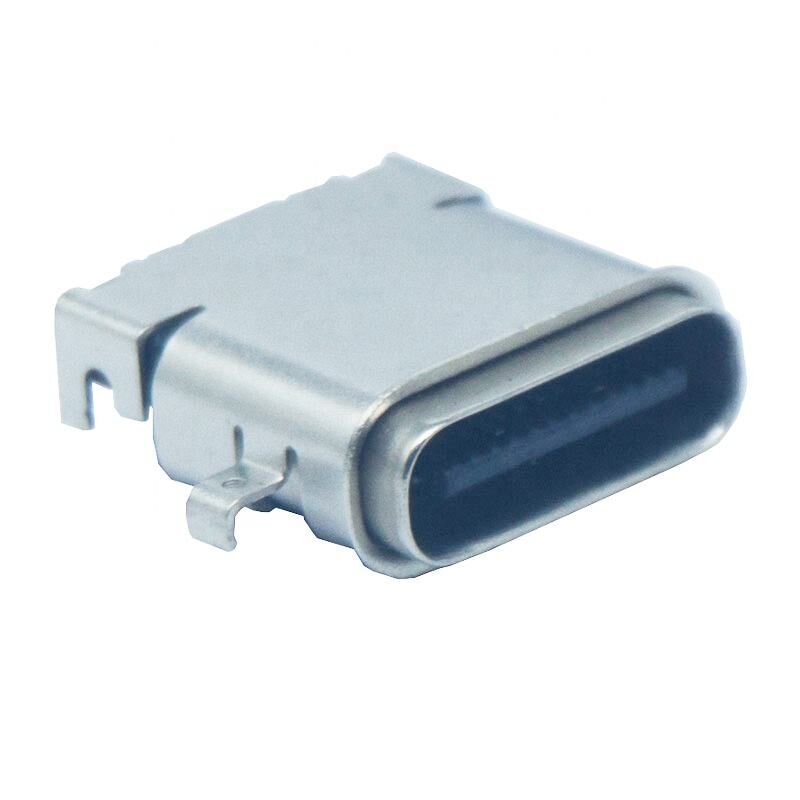 24pin 3.1 กันน้ํา IPX7 USB C Connector สําหรับสมาธิสวมชาร์จ PCB Connector Solder Type c