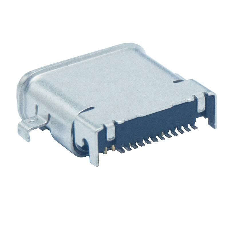 24pin 3.1 กันน้ํา IPX7 USB C Connector สําหรับสมาธิสวมชาร์จ PCB Connector Solder Type c