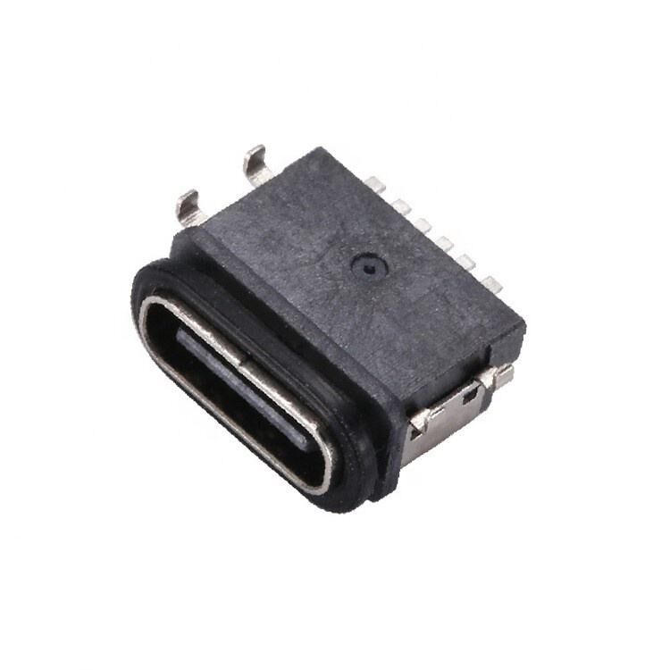 ประเภท C 6 ปิน หญิง IPX7 เครื่องเชื่อม USB กันน้ํา