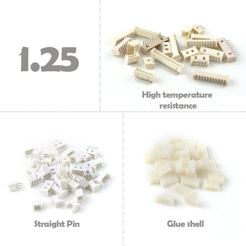 เครื่องเชื่อมแผ่น 1.25 มิลลิเมตร Pitch 2-16 Pin Dip Right Angl Jst สายต่อ board