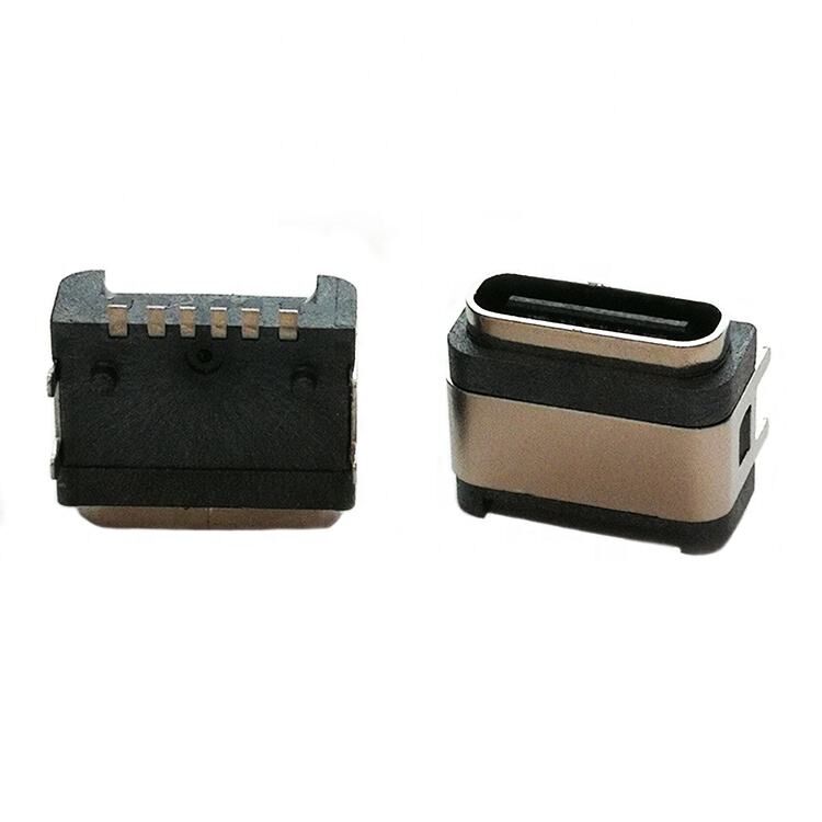 IP67 เครื่องเชื่อม USB กันน้ํา เครื่องเชื่อม USB แบบ C หญิง