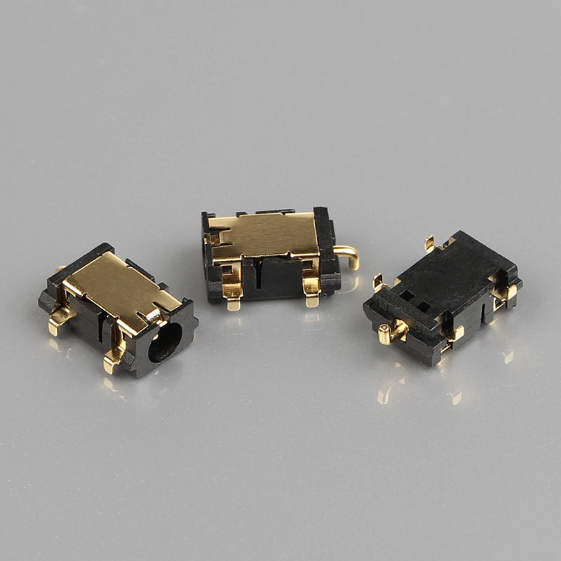 5 PIN DC-058-1.3mm DIP ทองแดง ติดต่อ ไนลอน Housing DC Power Adapter Plug Jack หญิง