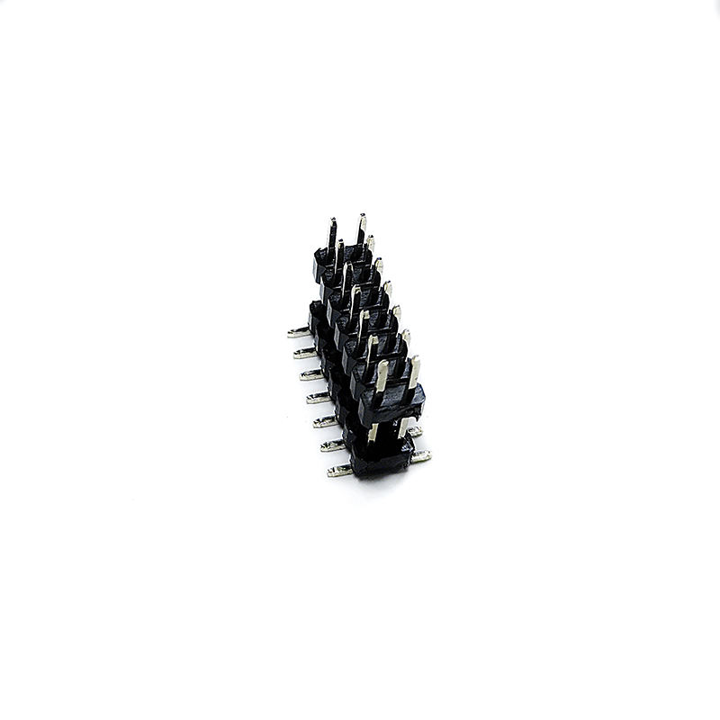 2.54mm Pitch Double Row Pin Header Male Connector SMT Type