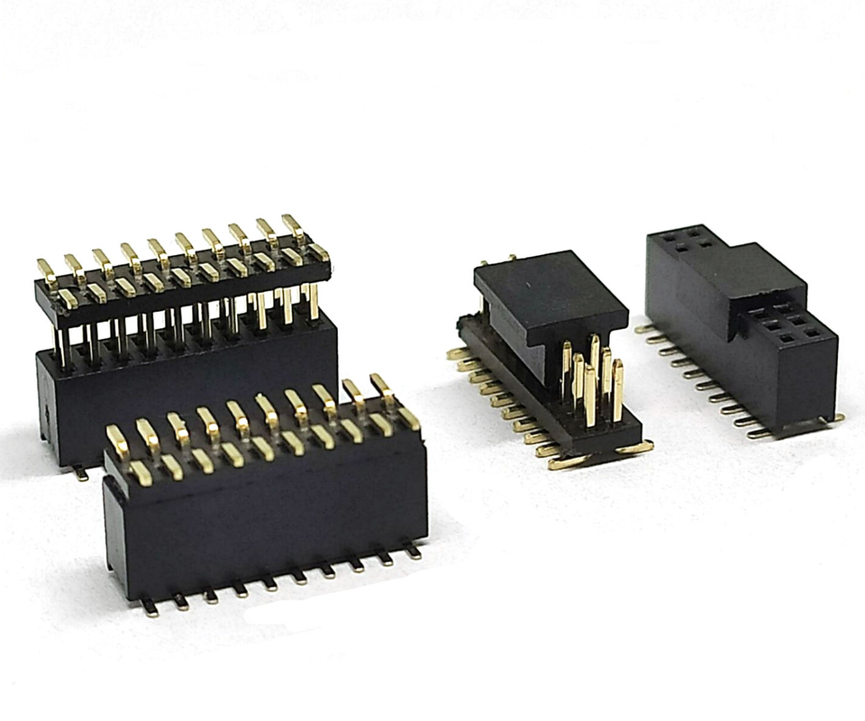 1.27mm Pitch  20 Pin Female Male SMT Type PCB Socket Pin Header