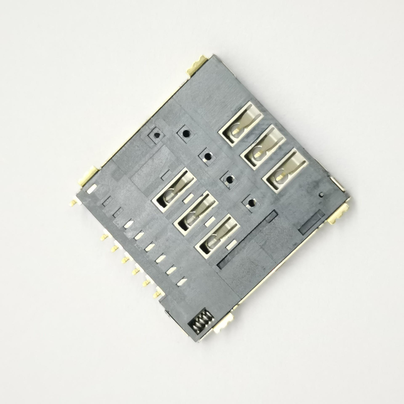 SIM Card Holder Push-Push Type Nano Micro 6pin 8pin SIM Card Connector for PCB Mobile Phones
