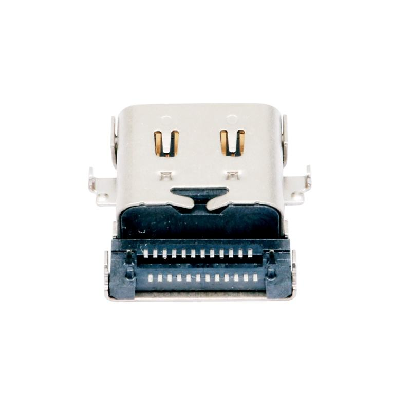 คอนเนคเตอร์ตัวเมีย Type-C USB 3.2 40 Gbps กันน้ำ U4 24 พิน SMT DIP PCB ชุบทอง กระแสไฟ 5A แบบสั่งทำพิเศษ