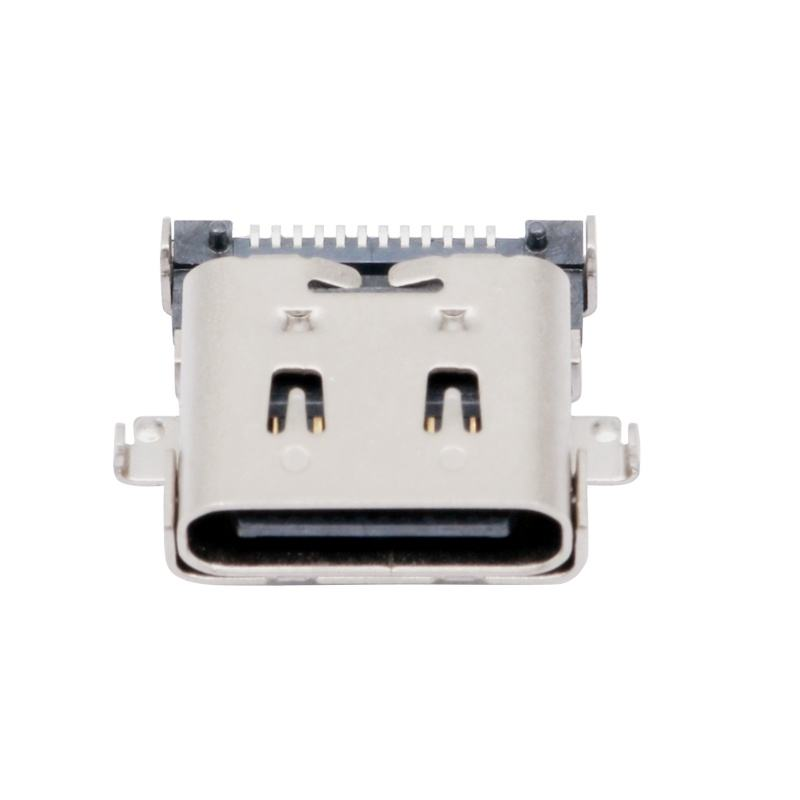คอนเนคเตอร์ตัวเมีย Type-C USB 3.2 40 Gbps กันน้ำ U4 24 พิน SMT DIP PCB ชุบทอง กระแสไฟ 5A แบบสั่งทำพิเศษ