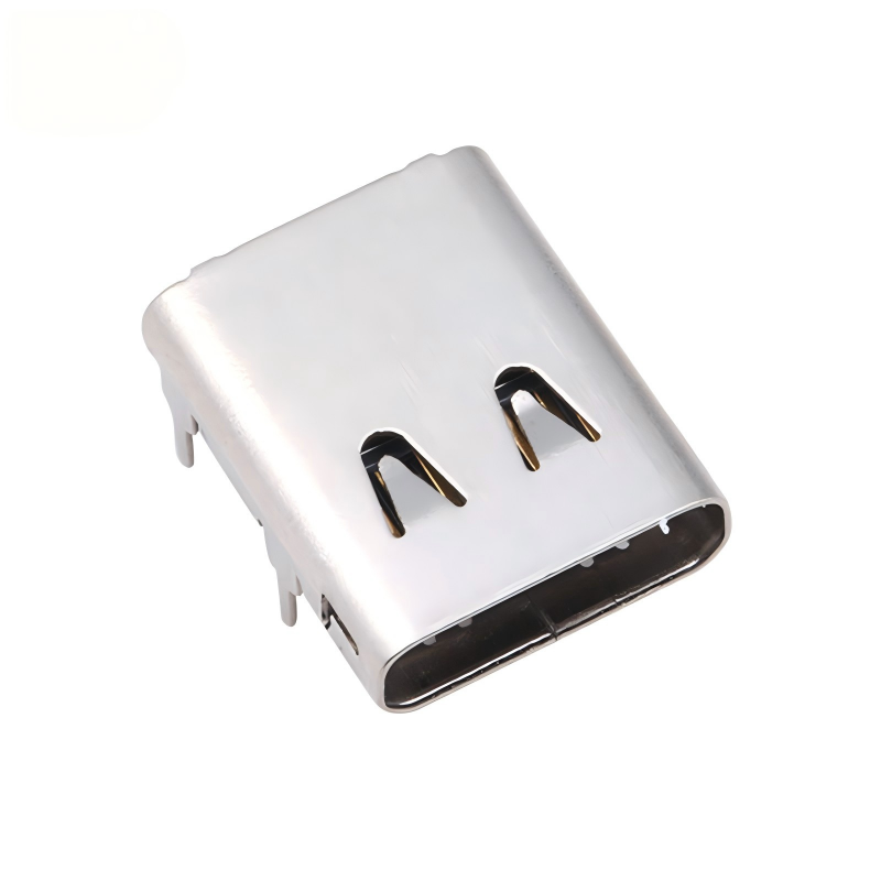 โรงงานผลิตขั้วต่อ USB 3.2 Type-C แบบสั่งทำพิเศษ 40 Gbps ซ็อกเก็ต U4 กันน้ำ 24 พิน SMT DIP PCB ขั้วต่อตัวเมียตัวผู้
