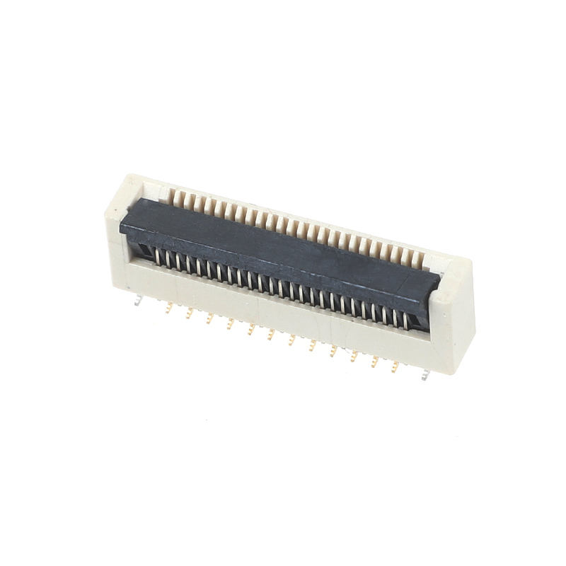 คอนเนคเตอร์ PCB สาย FPC FFC ซ็อกเก็ตขั้วต่อสายแพแบบฝาพับ แนวตั้ง ขาตรง ความสูง 5.2H 60 พิน ระยะพิทช์ 0.5 มม.