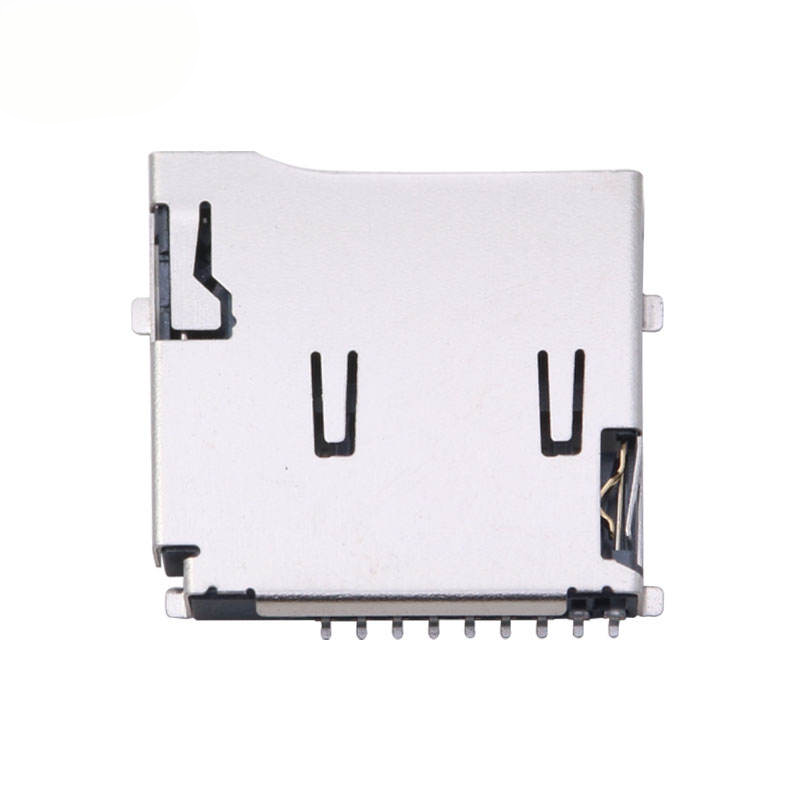 8 ปิน Micro SD / TF Card Socket Molex 472192001 ตัวเลือก H1.8mm Lift-the-Cover (Hinge) SMT Connector