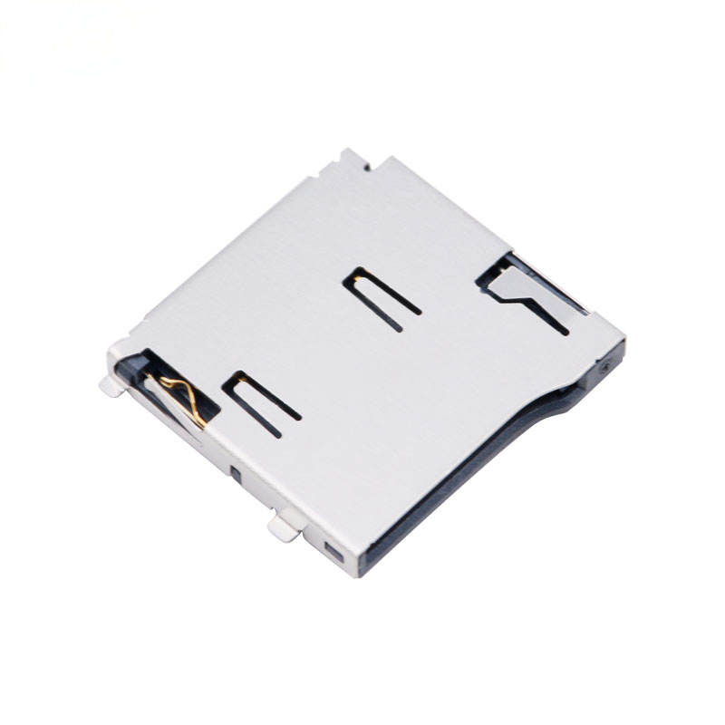 8 ปิน Micro SD / TF Card Socket Molex 472192001 ตัวเลือก H1.8mm Lift-the-Cover (Hinge) SMT Connector