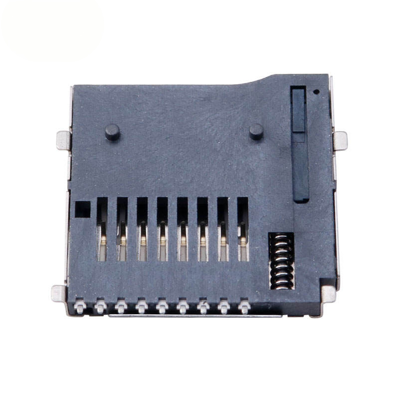 8 ปิน Micro SD / TF Card Socket Molex 472192001 ตัวเลือก H1.8mm Lift-the-Cover (Hinge) SMT Connector