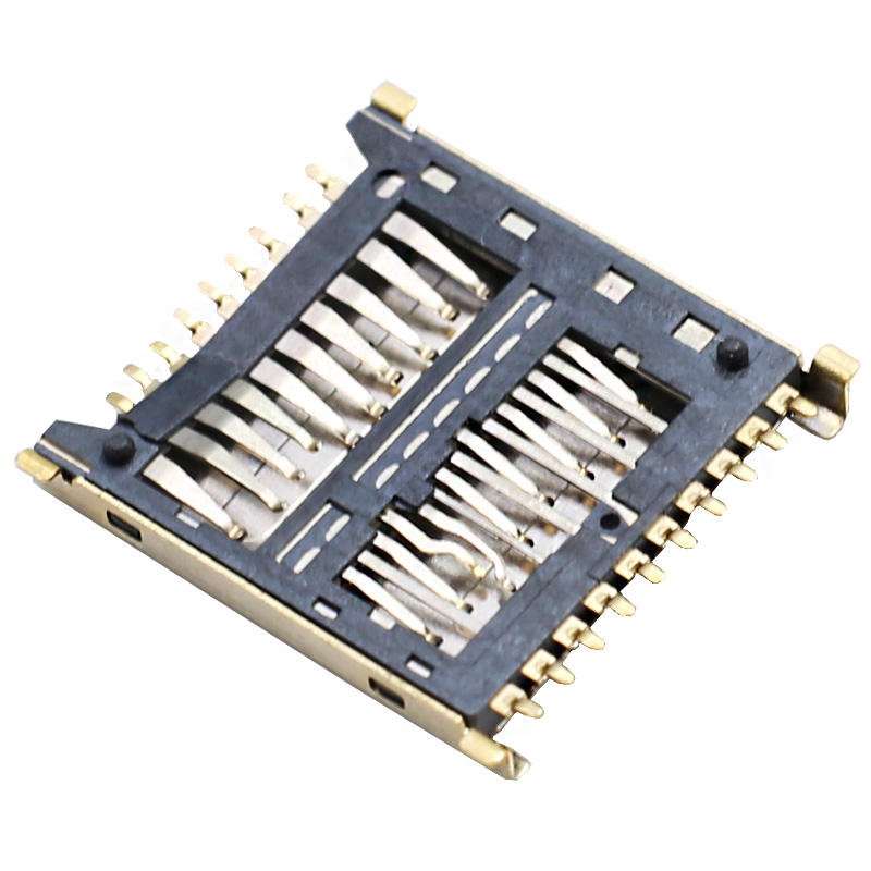 19 ปิน 3-in-1 Micro SD UHS II UFS Card Connector SMT ความสูง 1.6 mm สแตนเลส USB สําหรับการอ่านที่ดีกว่า Search Engine