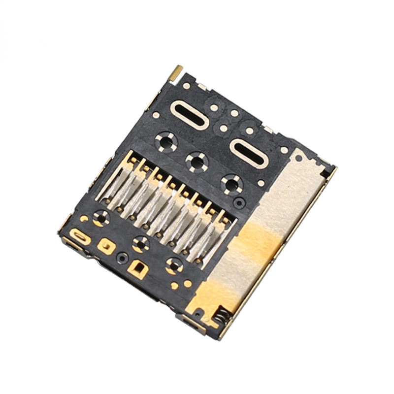 การเปลี่ยน JAE ST11S008V4HR2000 พัช-พัช ประเภท Micro SD Card Connector TF Card Slot สําหรับโทรศัพท์ กล้องสําหรับ PCB