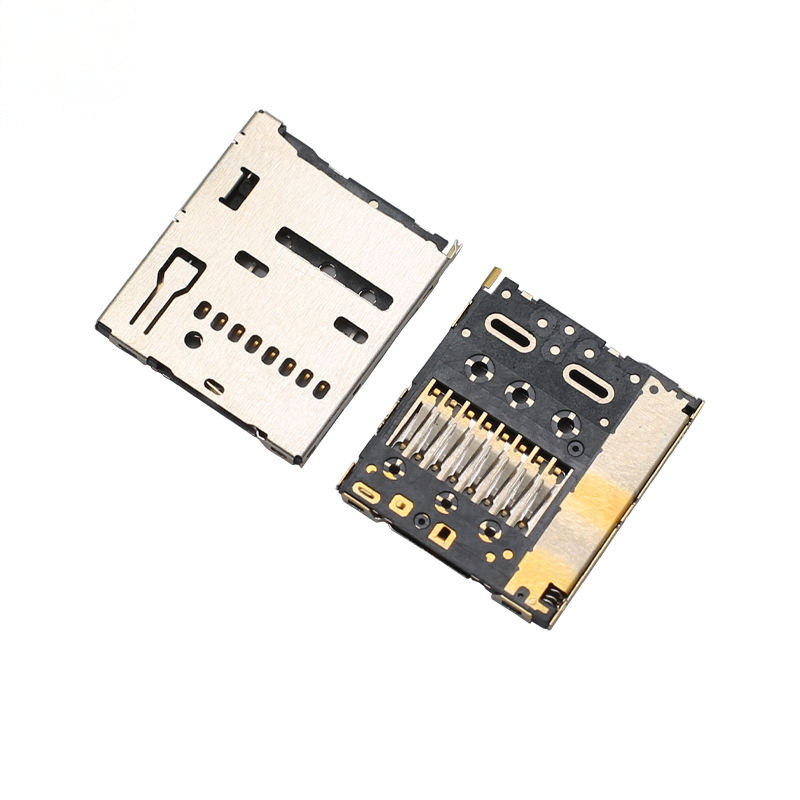 การเปลี่ยน JAE ST11S008V4HR2000 พัช-พัช ประเภท Micro SD Card Connector TF Card Slot สําหรับโทรศัพท์ กล้องสําหรับ PCB