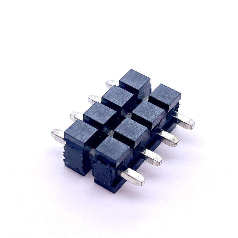 3.96mm Pitch Single Row Double Plastic 4-pin Straight Pin Header Connector