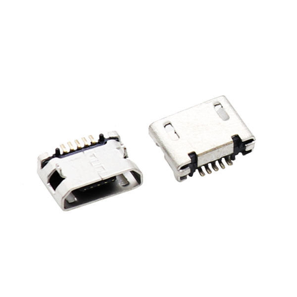 พอร์ตชาร์จ USB Mini B เบ้า UL94V-0 ไมโคร USB 2.0 B พิมพ์ 5 เข็มหมุด ตัวเชื่อมต่อ