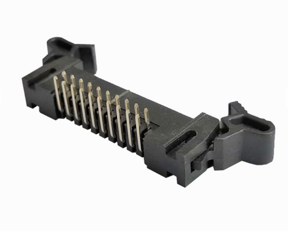 หัวเสียบหัวเข็มคู่หัวแถวคู่หัวเสียบมุมขวา 2.0mm ขว้าง 32p