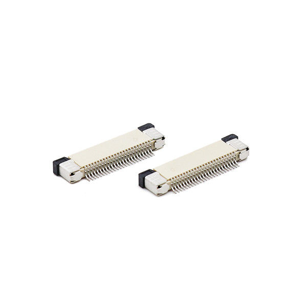 ตัวเชื่อมต่อ FPC ขนาด 0.5 มม. 45 พินแนวนอน H2.0 / 3.0 มม. ตัวเชื่อมต่อวงจรพิมพ์แบบยืดหยุ่น
