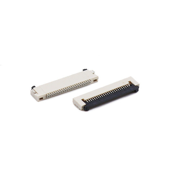 LCP UL94V-0 1.5mm ZIF SMT FFC FPC ตัวเชื่อมต่อ 0.5mm ความสูงลง Contact