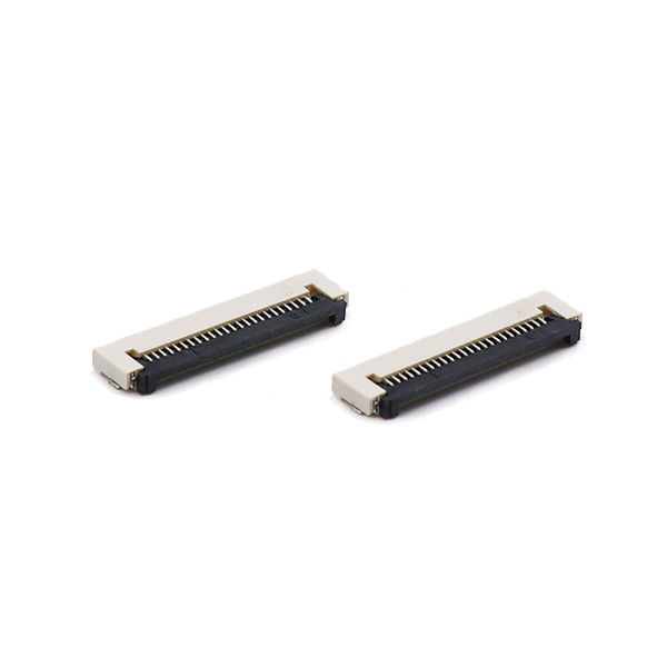 LCP UL94V-0 1.5mm ZIF SMT FFC FPC ตัวเชื่อมต่อ 0.5mm ความสูงลง Contact