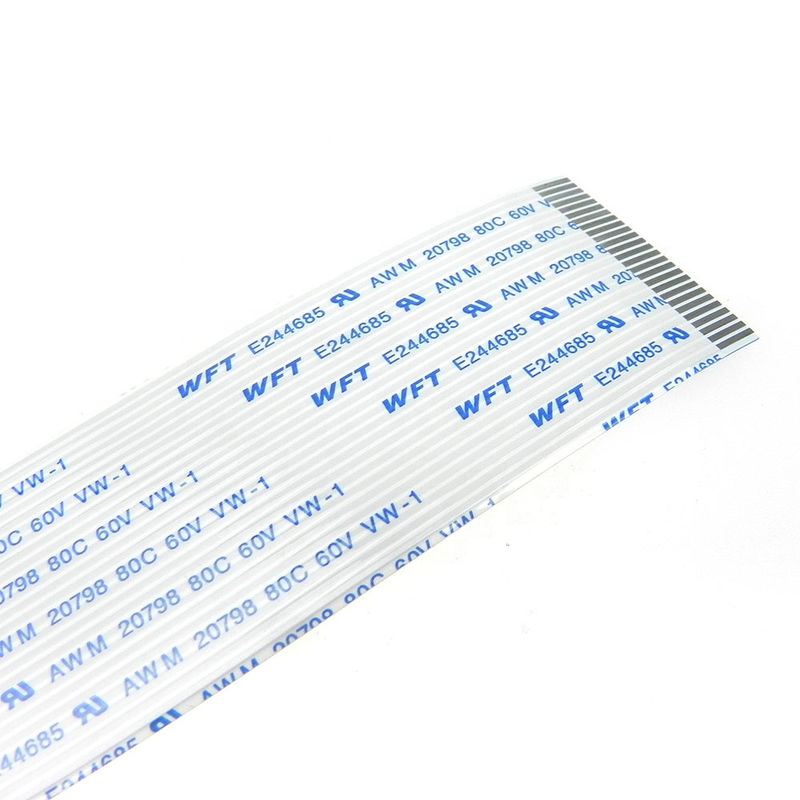1.0mm ขว้าง 2800mm ยาว FFC สายแบน 30 เข็มหมุด Flex Cable สำหรับเครื่องพิมพ์ 3D