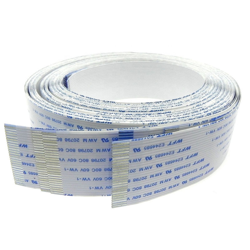1.0mm ขว้าง 2800mm ยาว FFC สายแบน 30 เข็มหมุด Flex Cable สำหรับเครื่องพิมพ์ 3D
