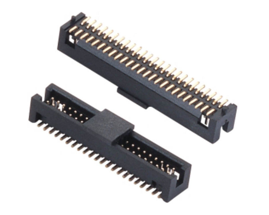 UL94V-0 SMT 60 เข็มหมุด 2.54 Mm ขั้วต่อกล่องสำหรับอุปกรณ์อัตโนมัติ