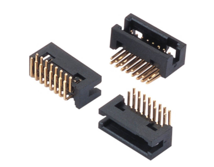 ขั้วต่อหัวต่อกล่อง 2.0 มม. 90 องศา PA6T สายต่อขั้วต่อ PCB