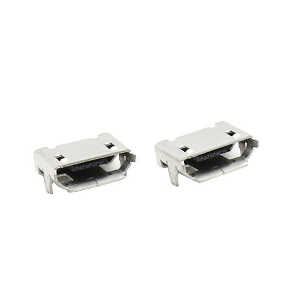 SMD จุ่ม 7.2 มม. ตัวเชื่อมต่อ ไมโคร USB 5 ขา พิมพ์ B ซ็อกเก็ต ไมโคร USB PCB พร้อมขอบ