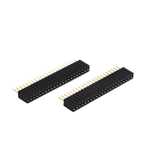 PCB 1.27 Mm ส่วนหัวของตัวเมียแถวเดี่ยว จุ่ม พิมพ์
