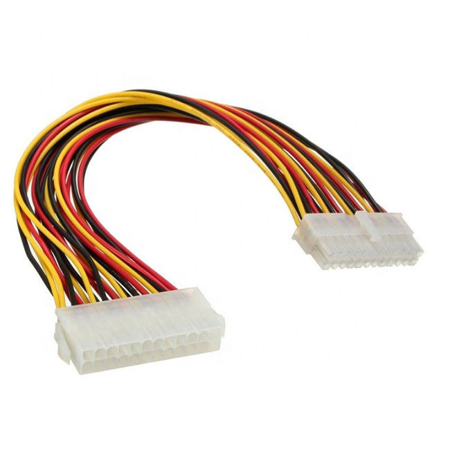 JST 2.54mm 24P ชุดสายเคเบิลชาย - หญิงสำหรับแหล่งจ่ายไฟอิเล็กทรอนิกส์