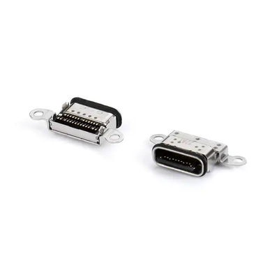 SMT USB C Connector หญิง 24 Pin Double Row กันน้ํา IPX8