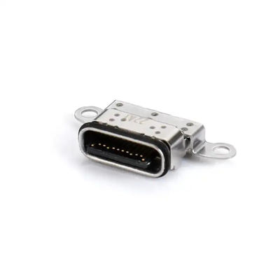 SMT USB C Connector หญิง 24 Pin Double Row กันน้ํา IPX8