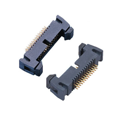 จุ่ม ผ้าห่อศพed 40 เข็มหมุด หัวข้อ ตัวเชื่อมต่อ หูสั้นเกินขีดสองแถว 2.54 Mm ขว้าง หัวข้อ